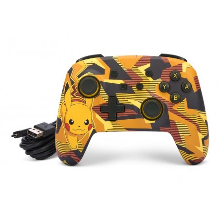 Wired Controller Nintendo Switch - Camo Storm Pikachu