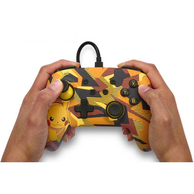 Wired Controller Nintendo Switch - Camo Storm Pikachu