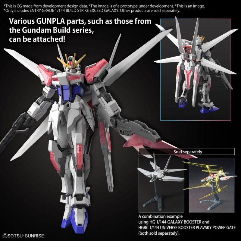 GUNDAM - Entry Grade 1/44 Build Strike Exceed Galaxy - Model Kit