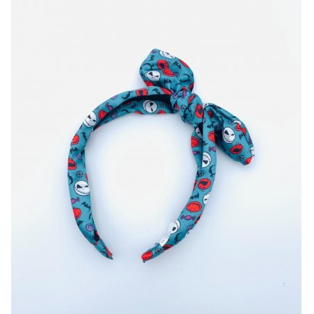 L'ETRANGE NOEL de Mr Jack - Halloween - Serre-Tête Noeud