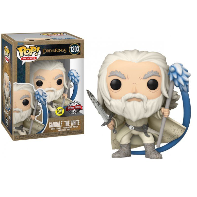 LE SEIGNEUR DES ANNEAUX - POP Movies N° 1203 - Gandalf Le Blanc GITD