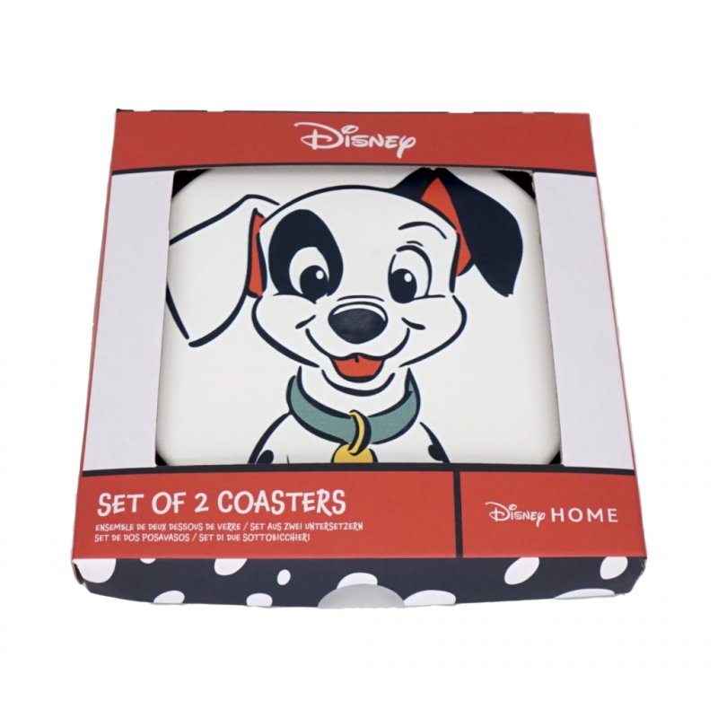 DISNEY - Les 101 Dalmatiens - Set de 2 Sous-Verres