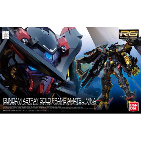 GUNDAM - RG 1/144 Gundam Astray Goldframe Amatsu Mina - Model Kit 13cm