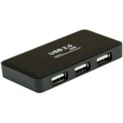 MINI USB2.0 HUB 4 PORTS - LED+ RET. CORD