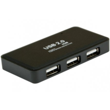 MINI USB2.0 HUB 4 PORTS - LED+ RET. CORD
