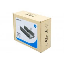 Hub USB 3.0 Dacomex compatible HB504 4 ports (Argent)