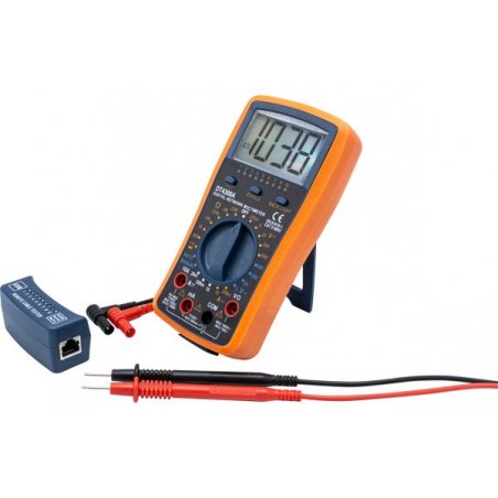Digital Multimeter with RJ45 and USB tester