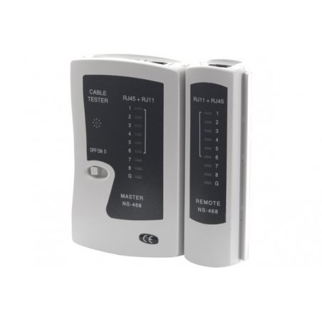 LAN and Telephone Tester:  RJ11/RJ12/RJ45