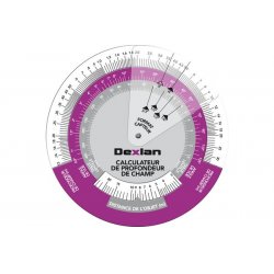 DEXLAN- Disk Calculator Depth Field for Cameras