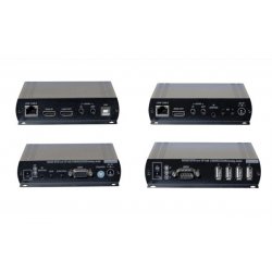 VGA KVM & USB,RS232,IR audio over IP- Transmitter