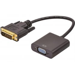Dvi-d 24+1 to vga converter cable