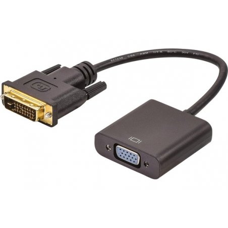 Dvi-d 24+1 to vga converter cable