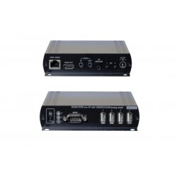 Hdmi kvm & usb, RS232 , ir CAT5 over ip - receiver
