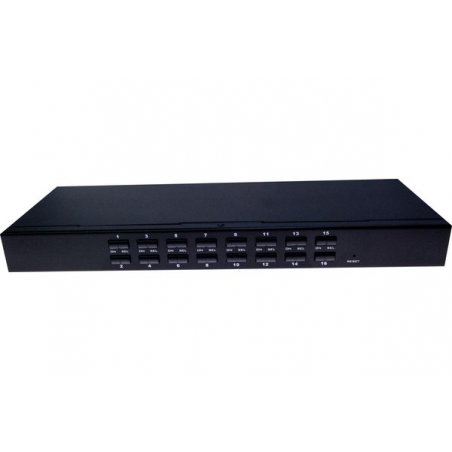 USB PS/2 Combo KVM Switch with OSD Menu- 8 Ports