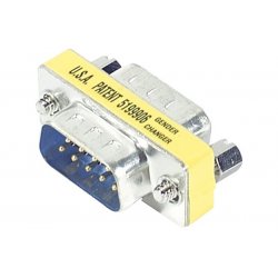 Mini coupler DB9 male/ male
