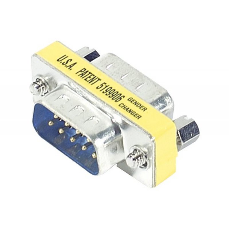 Mini coupler DB9 male/ male