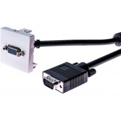 VGA F TO VGA M FRENCH PLATE+ CABLE- 10 M