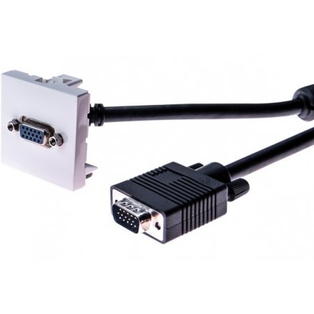 VGA F TO VGA M FRENCH PLATE+ CABLE- 10 M