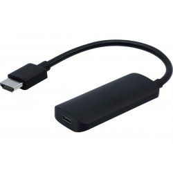 HDMI2.0 AM to ABS Case USB-C +Micro USB F Adapter Cable