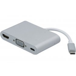 Usb 3.1 type-c to HDMI vga + PowerDelivery 3A  passthrough