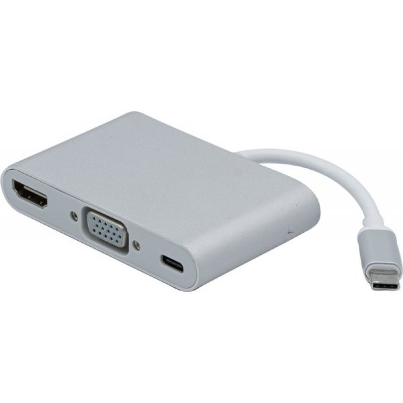 Usb 3.1 type-c to HDMI vga + PowerDelivery 3A  passthrough