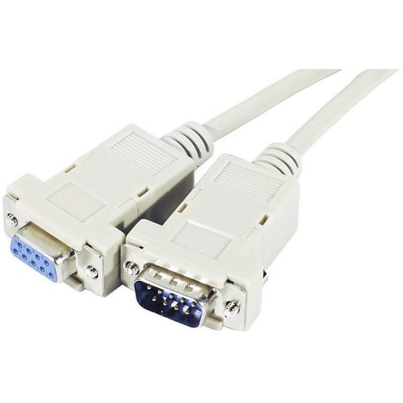 DB9 male/ female assembly extension cord- 1.80 m