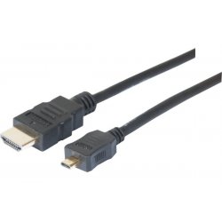 High Speed HDMI to micro HDMI cord with Ethernet- 2 m