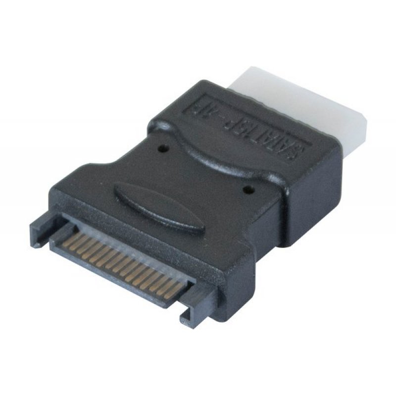 SATA to Molex power adapter without cable