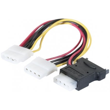 SATA to 3 x Molex power cable adapter- 30 cm
