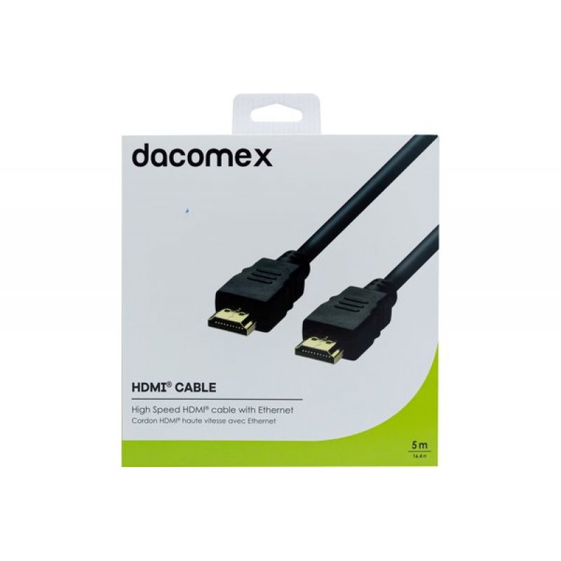 DACOMEX High Speed HDMI cable with Ethernet - 5 m