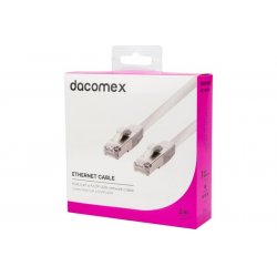 DACOMEX RJ45 CAT. 6 F/UTP LSZH snagless network cable white -2 m