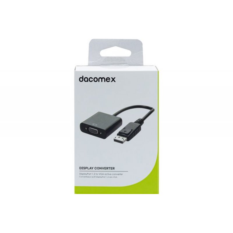 Convertisseur actif Dacomex DisplayPort 1.2 vers VGA 15cm