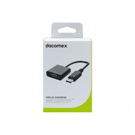 Convertisseur actif Dacomex DisplayPort 1.2 vers VGA 15cm