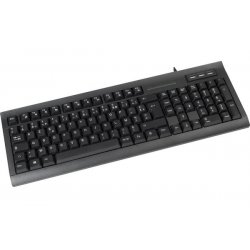 Clavier Dacomex K460-U avec hub USB intégré (Noir)