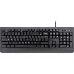 Basic qwerty usb keyboard black with  symbol