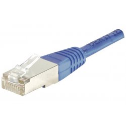 Cat5e RJ45 Patch cable F/UTP blue - 0,7 m
