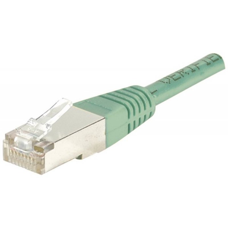 Cat5e RJ45 Patch cable F/UTP green - 0,7 m