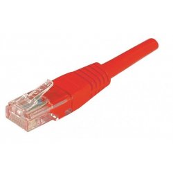 Cat6 RJ45 Patch cable U/UTP red - 10 m