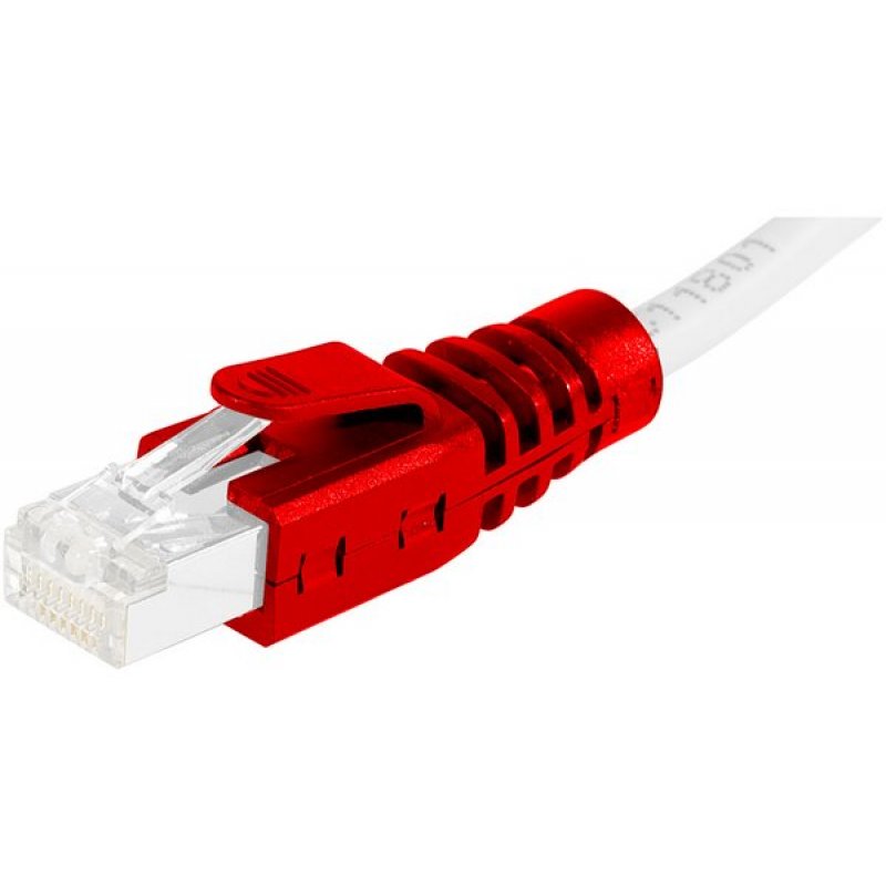 Sleeves for RJ45 Plug with clips - Bag of 10 Red