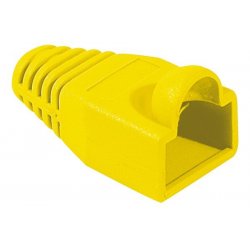Sleeves for RJ45 Plugs 6,5 mm- Bag of 10 Yellow