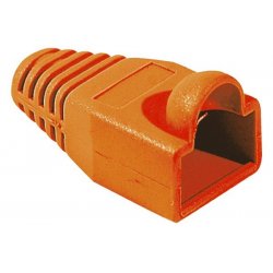 Sleeves for RJ45 Plugs 6,5 mm- Bag of 10 Orange