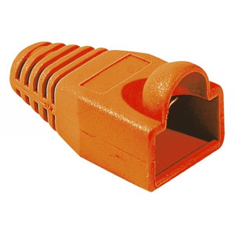Sleeves for RJ45 Plugs 6,5 mm- Bag of 10 Orange