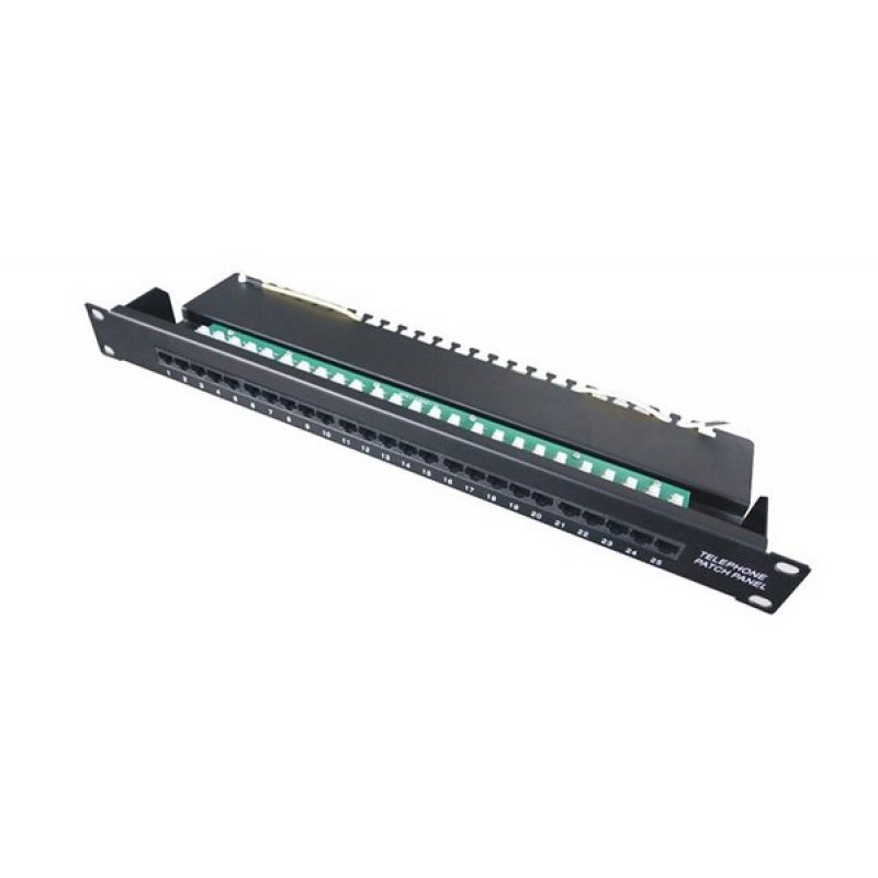 25 ports voice patch panel