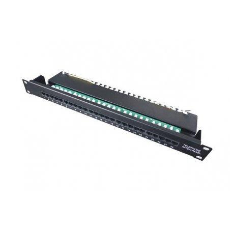 25 ports voice patch panel