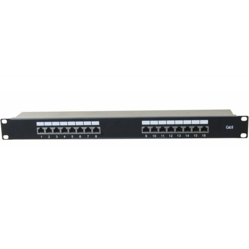 Patch Panel Category 6 STP 1U - 16 Ports