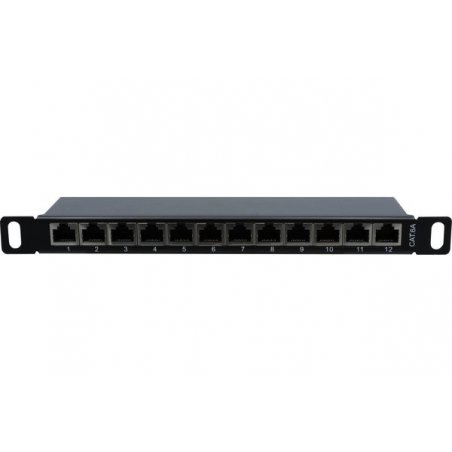 Patch Panel Category 6 / 10" Black- 8 Ports