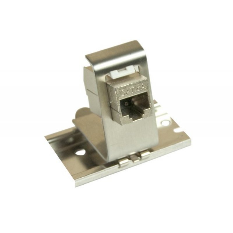 DIN-rail adapter for 1 x Keystone module