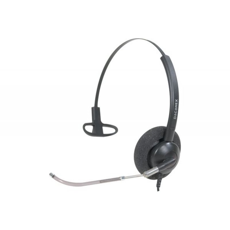 DACOMEX Professional Headset with voice tube -monaural