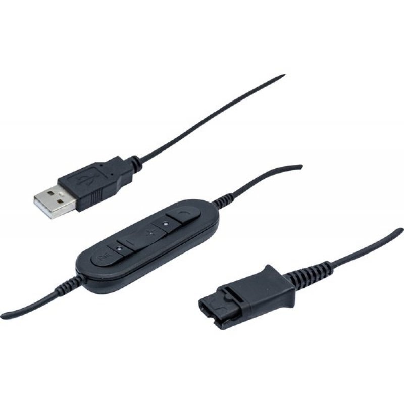 QD POLY female to USB-A Teams adapor w/remote ctrl