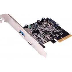 Dual Type A/C USB 3.1 PCI Express Card- 2 Ports